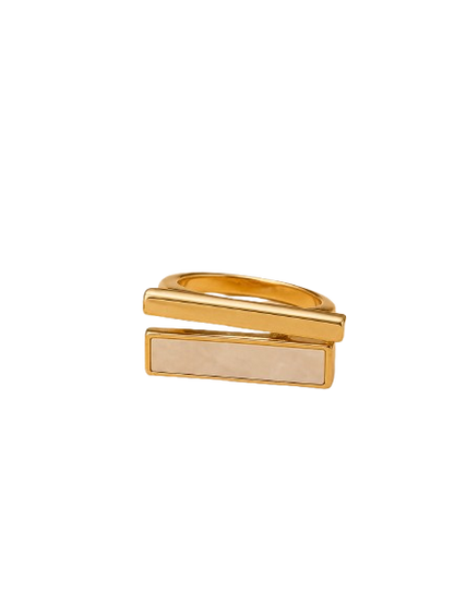 Ivory Line Ring
