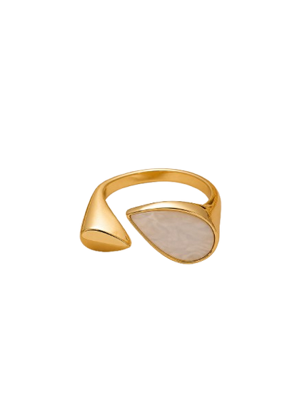 Ivory Twist Ring