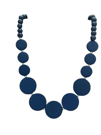 Midnight Poise Blue Necklace