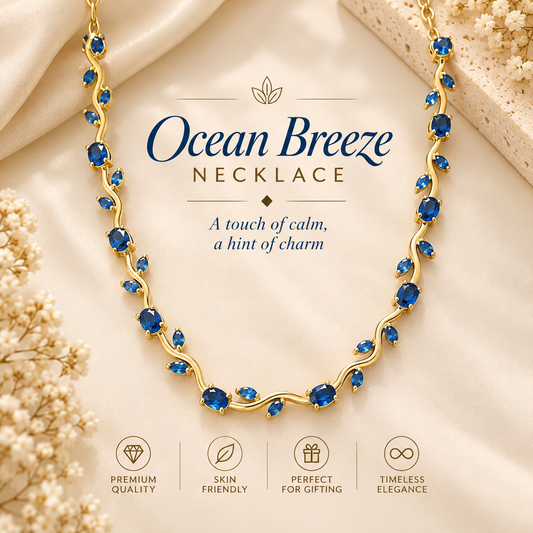 Ocean Breeze Sapphire Necklace