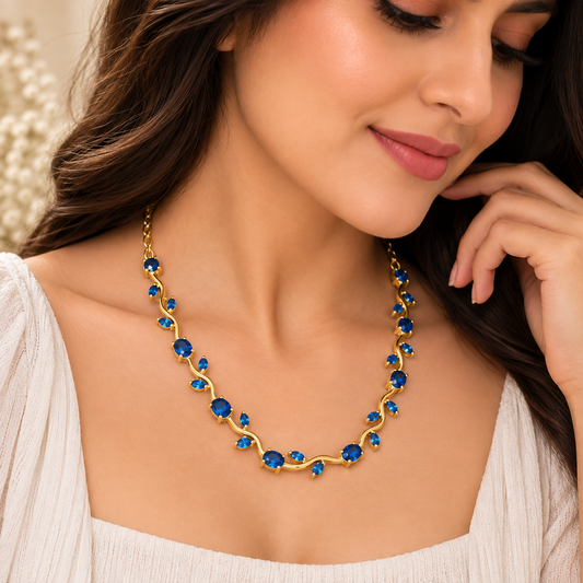 Ocean Breeze Sapphire Necklace