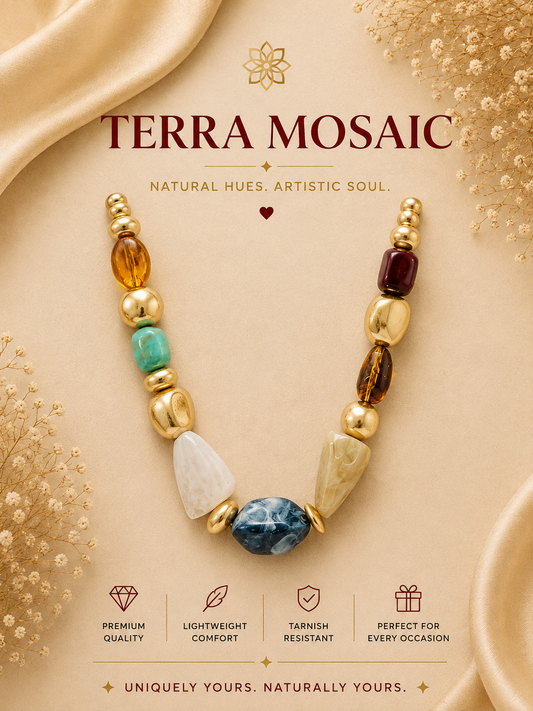 Terra Mosaic  Necklace