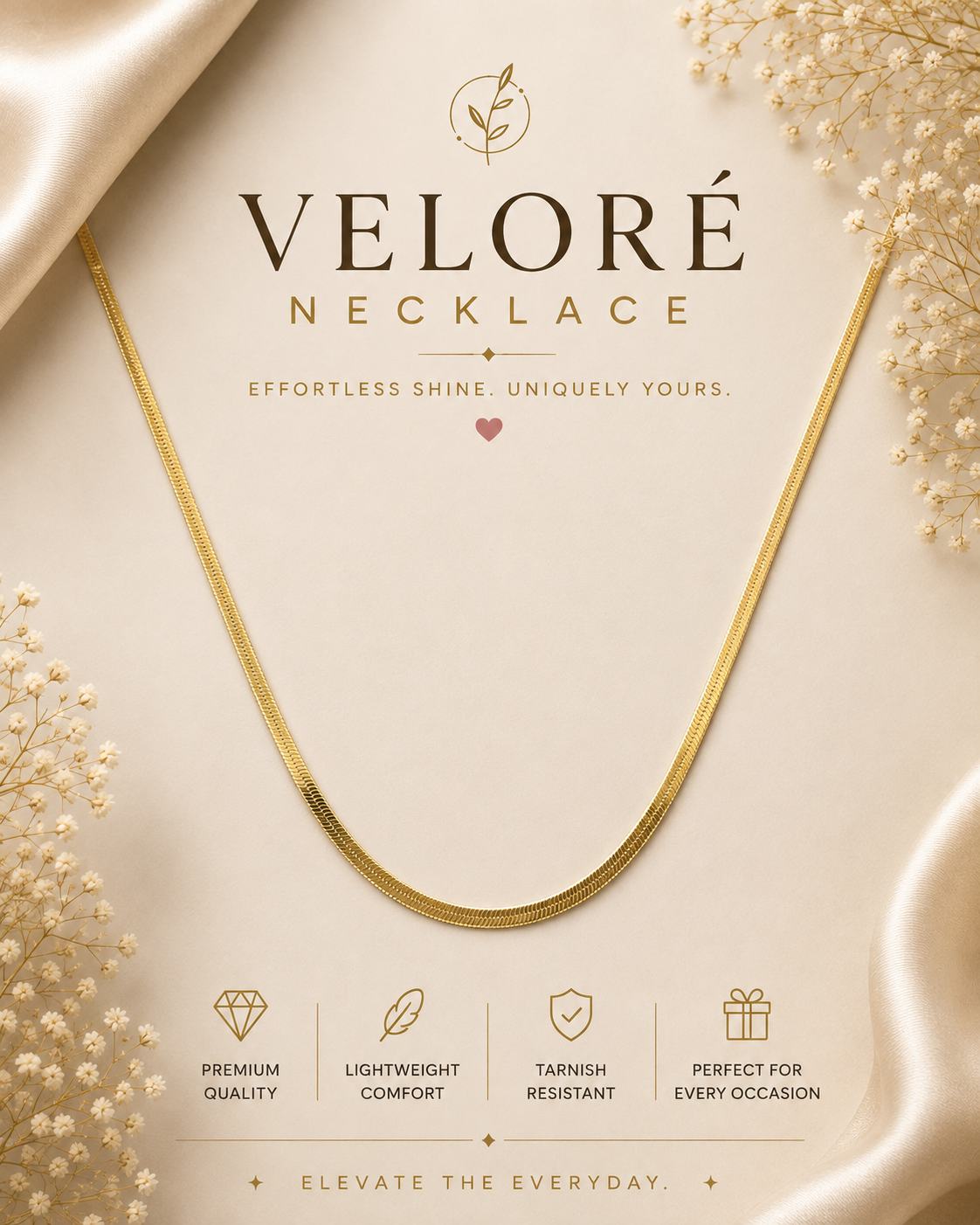 Veloré Gold Necklace