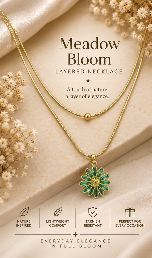 Meadow Bloom Layered Necklace