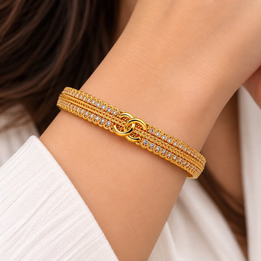Aurelia - Luxe Link Bangle