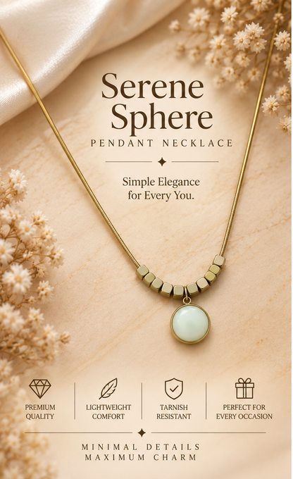 Serene Sphere Necklace