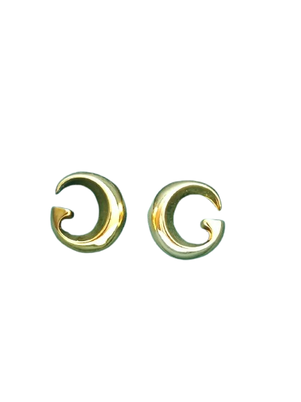 Golden Crescent Studs